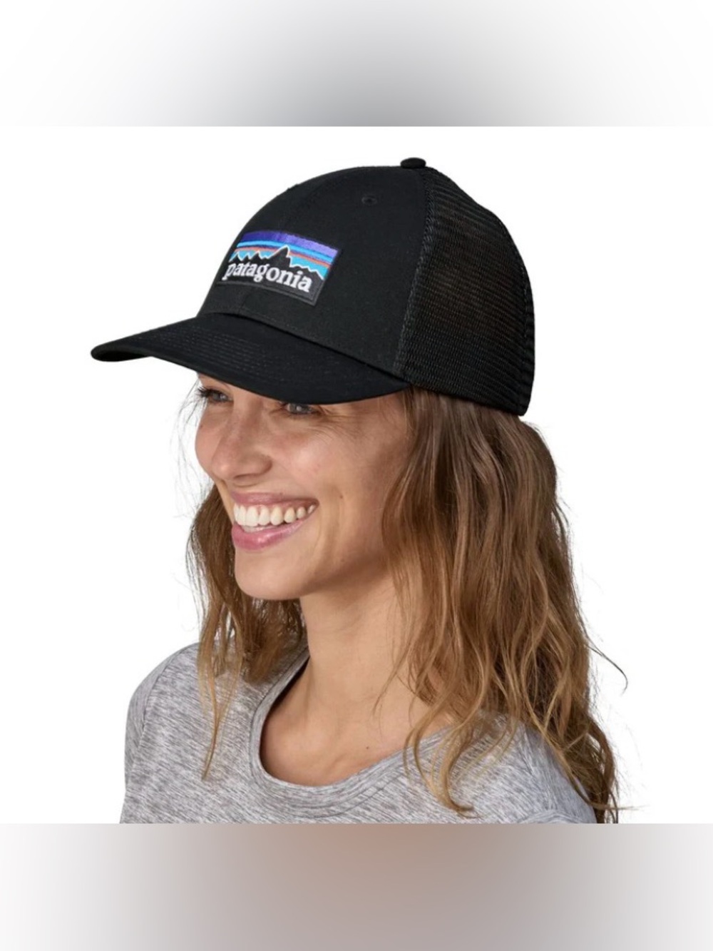 Patagonia iconic trucker-style unisex cap black